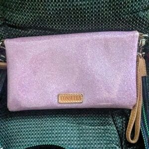 Consuela Purple Wristlet Clutch